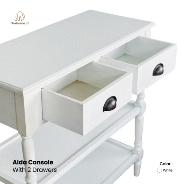 Alda Console with 2 Drawers - Image 4
