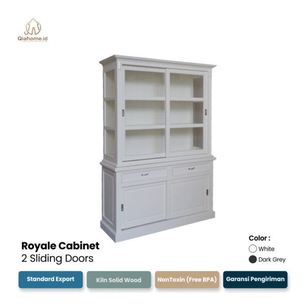 Royale Cabinet 2 Sliding Doors - Image 2