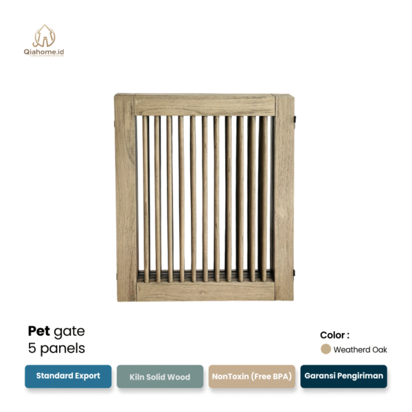 Pet Gate 5 Panels