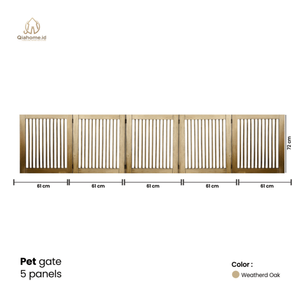 Pet Gate 5 Panels - Image 4