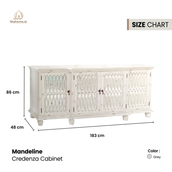 Mandeline Credenza Cabinet - Image 2