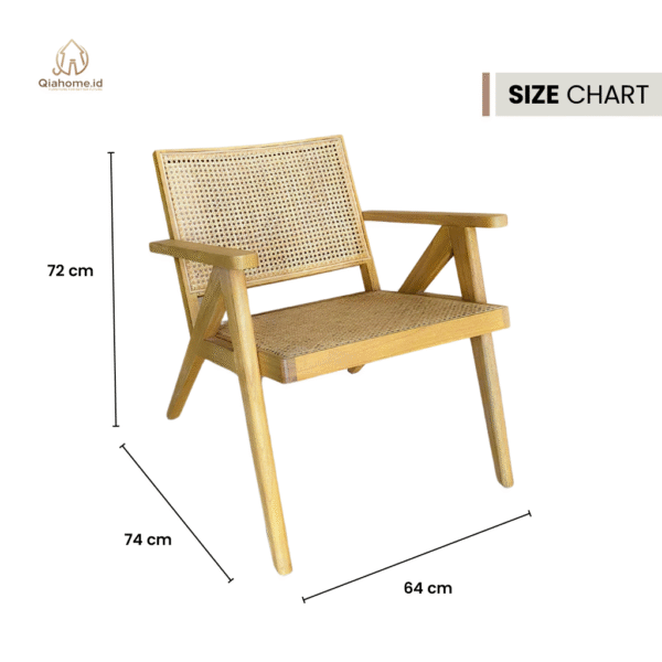 Vicky Rattan Chair - Image 2