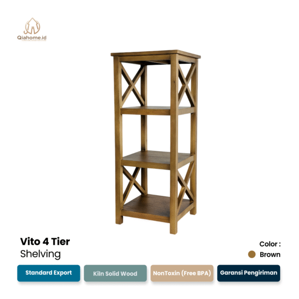 Vito 4 Tier Shelving