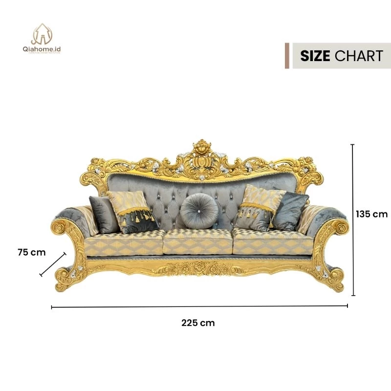 Debonaire Luxury 1 Set Sofa with Table - Image 3