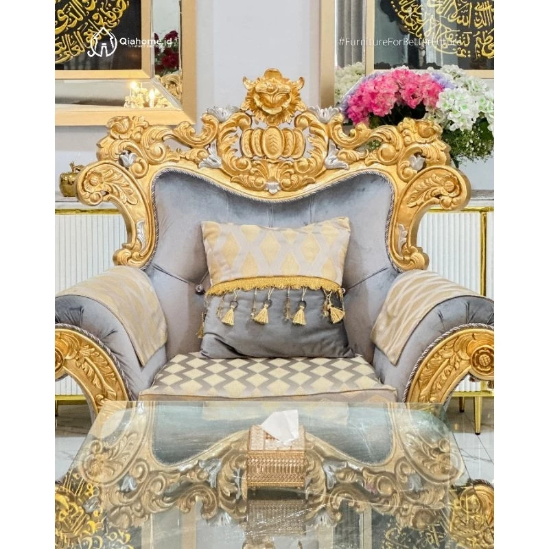 Debonaire Luxury 1 Set Sofa with Table - Image 7