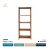 Linea Rack 5 Tiers - Dark Brown